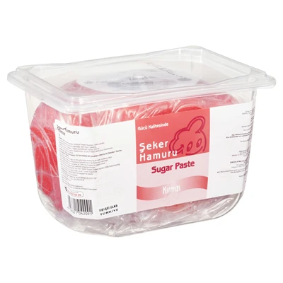 Dr.Paste Şeker Hamuru 1Kg Kırmızı (7'li Paket) ürün görseli 1
