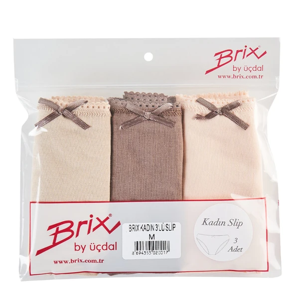Brix Kadın 3'lü Slip S (3'li Paket) ürün görseli 1
