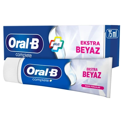 Oral-B Diş Macunu Komple7 75 Ml Extra Beyaz (3'li Paket) ürün görseli 1