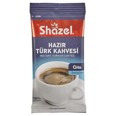 Shazel Hazır Türk Kahvesi 12 X 9 G Orta (8'li Paket) ürün görseli 1