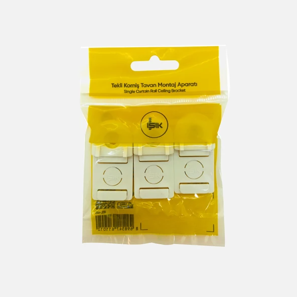 Işık Tekli Korniş Montaj Aparatı (6'li Paket) ürün görseli 1