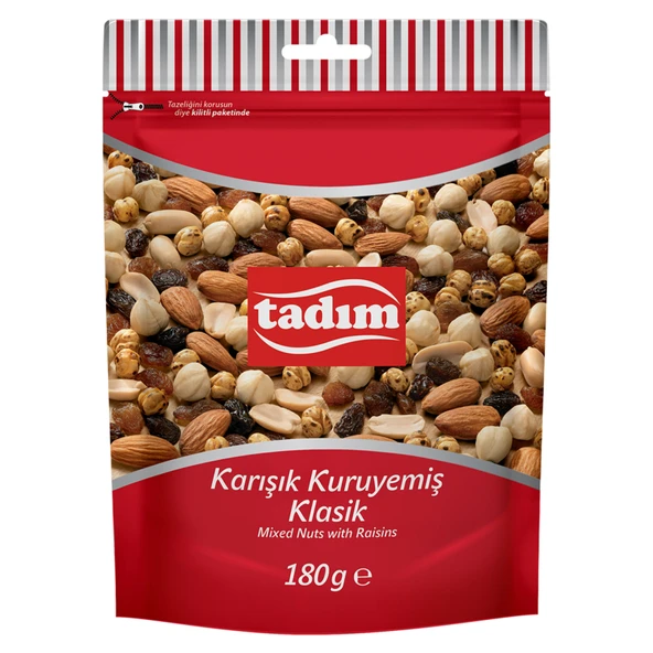 Tadım Kavrulmuş Kuruyemiş Klasik 180 G (8'li Paket) ürün görseli 1
