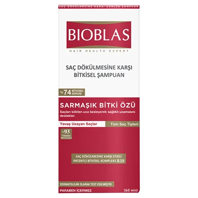 Bioblas Şampuan 360Ml Sağlıklı Uzama (8'li Paket) ürün görseli 1
