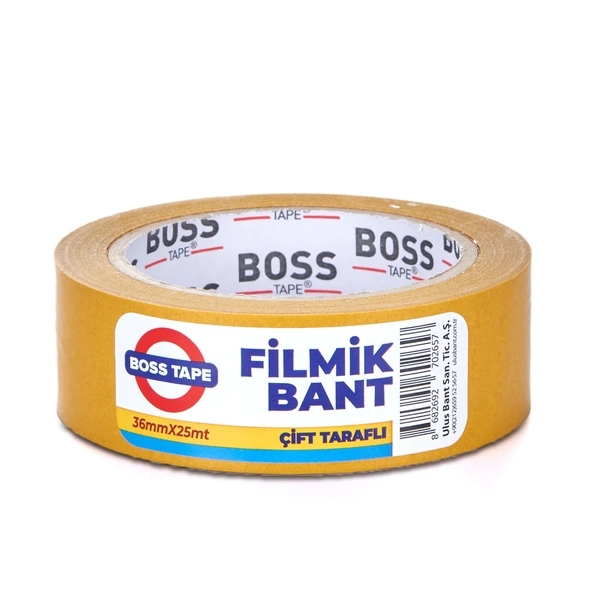 Boss Tape Çift Taraflı Filmik Bant (8'li Paket) ürün görseli 1