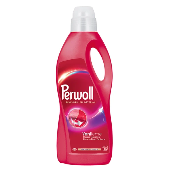 Perwoll Renkli Sıvı Bakım Deterjanı 2 L (5'li Paket) ürün görseli 1