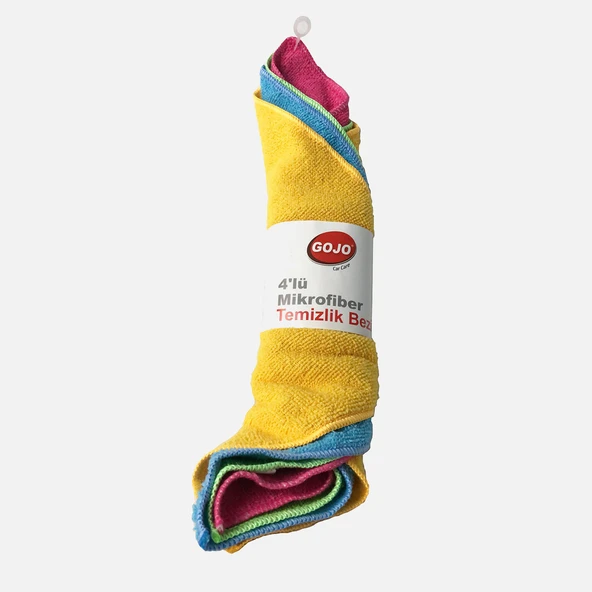 Gojo Mikrofiber Temizlik Bezi 4'lü 30 x 30 cm (6'li Paket) ürün görseli 1