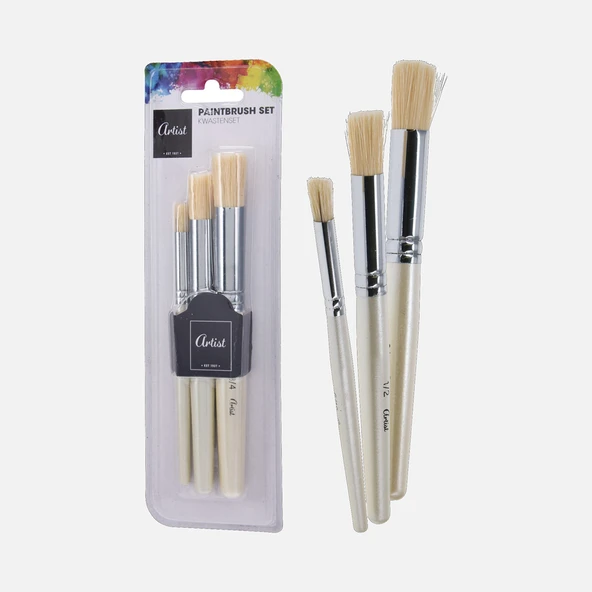 Artist 3 lü Fırça Seti (6'li Paket) ürün görseli 1