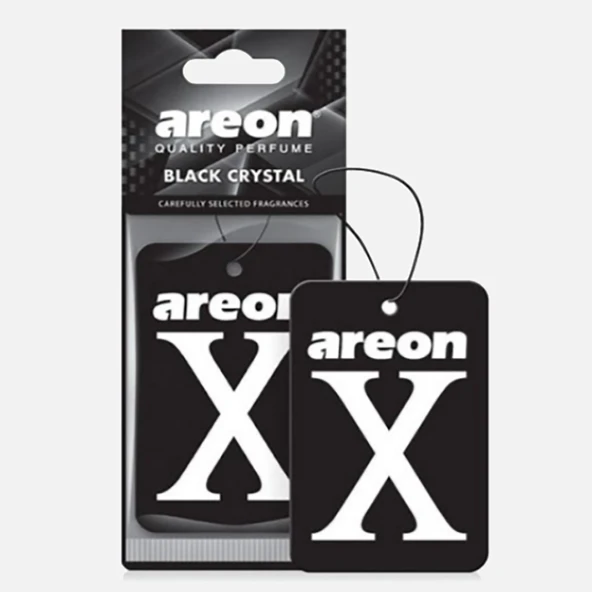 Areon X Black Crystal Siyah Oto Koku (6'li Paket) ürün görseli 1