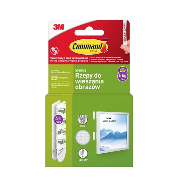 Command Orta Boy Cırt Cırt Bant (3'li Paket) ürün görseli 1