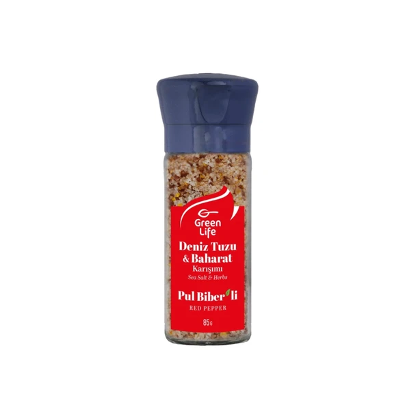 Green Life Deniz Tuzu ve Baharat Pul Biberli 85 G (6'li Paket) ürün görseli 1