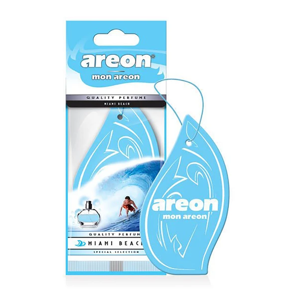 Areon Mon Yaprak Koku Miami Beach (6'li Paket) ürün görseli 1