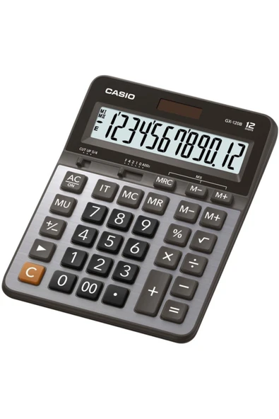 Casio Hesap Makinesi Masa Üstü 12 Hane Gx-120B ürün görseli 1