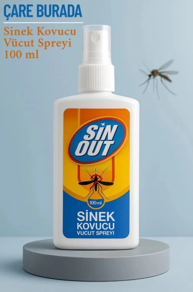 Sin Out Sinek Kovucu Vücut Spreyi 100 Ml ürün görseli 1