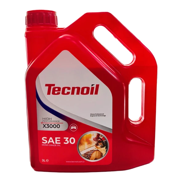 Tecnoil High Performance X3000 30 Numara Zincir Yağı 3 Lt ürün görseli 1