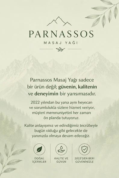 Parnassos Sade Masaj Yağı 150 ML - Resim 2