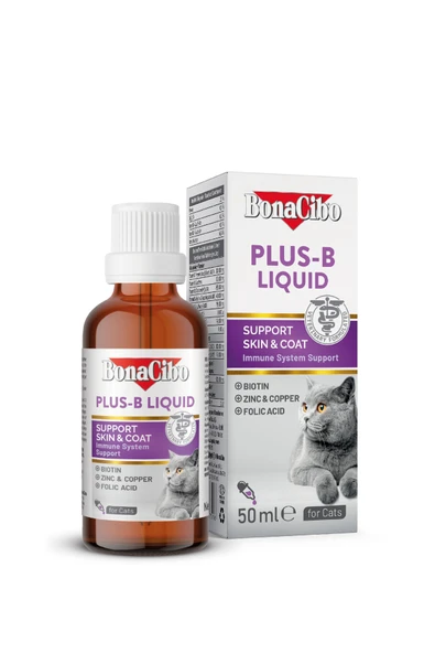 Bonacibo Kediler için Plus-B Liquid For Cat 50 ml ürün görseli 1