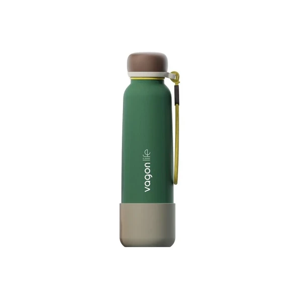 Vagonlife 750 ml Pipetli Sızdırmaz Paslanmaz Çelik Termos Matara El Askılı Bpa Içermez ürün görseli 1