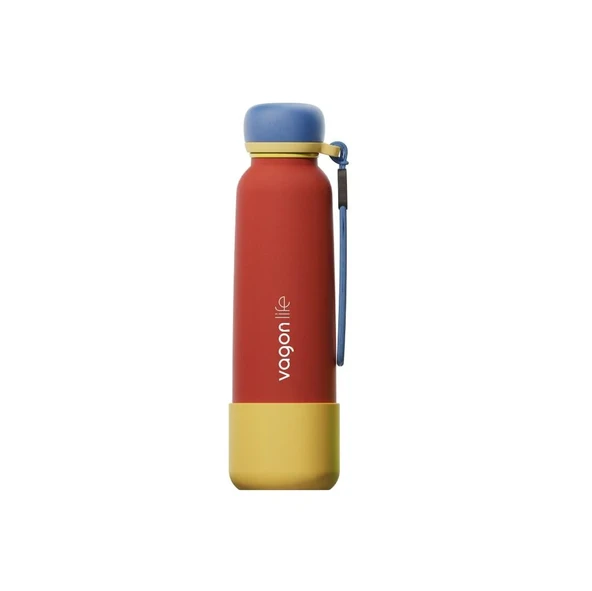 Vagonlife 750 ml Pipetli Sızdırmaz Paslanmaz Çelik Termos Matara El Askılı Bpa Içermez 750ML ürün görseli 1
