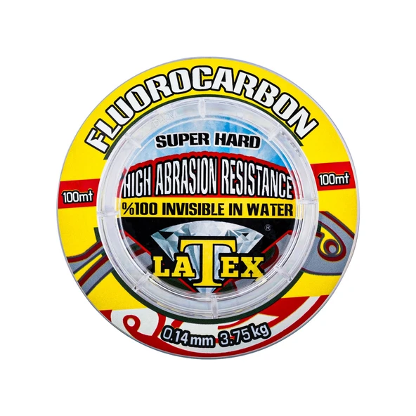 Latex Fluorocarbon 100 Mt. Misina  0,35mm - Resim 2
