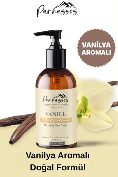 Parnassos Vanilya Aromalı Masaj Yağı 150 ML - Resim 3