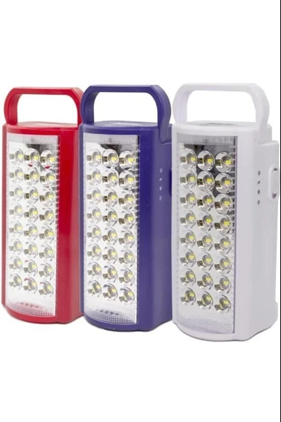 24 Büyük Ledli 80 Saat Yanan Powerbank Özellikli Akülü Led Işıldak ürün görseli 1