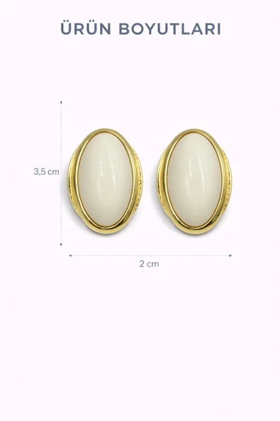 Luxury Çelik Atalier Küpe - Resim 3