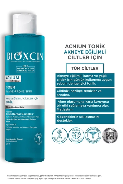 Bioxcin Acnium Tonik 200 ml - Resim 6