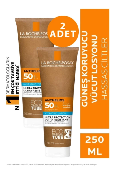 La Roche Posay Anthelios Hydrating Lotion SPF50+ 250 ml 2 Adet ürün görseli 1