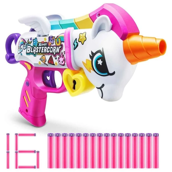 X-SHOT SÜNGER ATAN BLASTERCORN 16 MERMİ - Resim 4