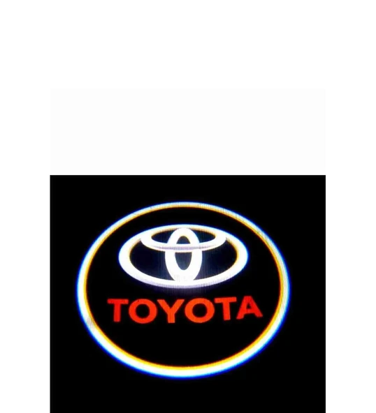 ToyotaAraçlar İçin Pilli Yapıştırmalı Kapı Altı Led Logo-Projektör ürün görseli 1