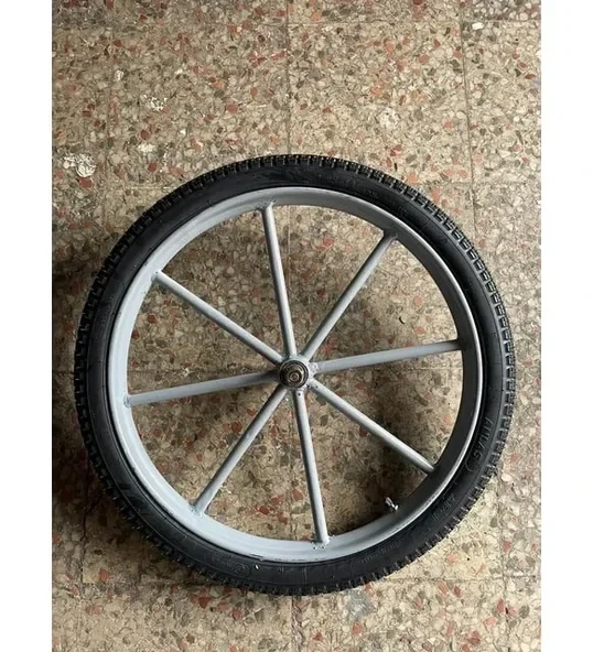 Seyyar Tezgah / Araba Tekerleği 50 Cm - Borulu Jant (jant Boyu:40 Cm) ürün görseli 1