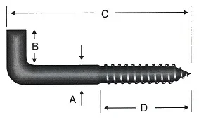 Şofben Çivisi No 1 / 5.8x50 - 10 Adet - Resim 2