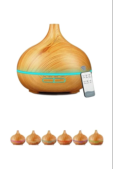 Hava Nemlendirici 7 Led Işıklı Aromatik Oda Kokusu 550 Ml Kahve Aroma Difüzörü Buhar Makinası ürün görseli 1