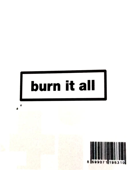 The Sticker Story Burn İt All Tss0565 Kişileştirme Stickerı - 2 adet ürün görseli 1