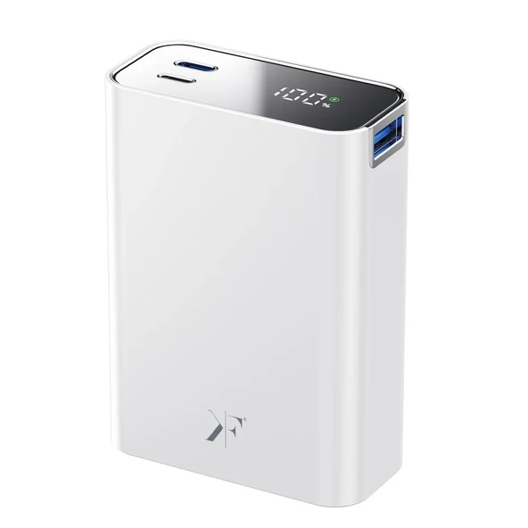 Pw501 20.000 Mah Dijital Göstergeli 2 Adet 45w Type-c Ve 22.5w Usb Çıkışlı Şarj Pd Hızlı Şarj Powerbank - Beyaz ürün görseli 1