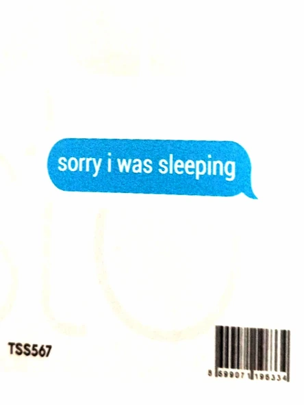 The Sticker Story Sorry İ Was Sleeping Tss0567 Kişileştirme Stickerı - 2 adet ürün görseli 1