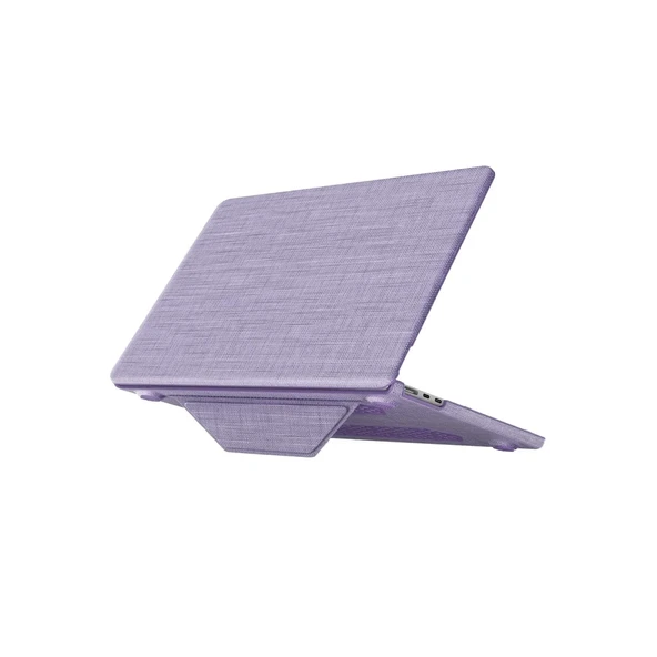 Apple Macbook Air 13.6 Macbook Kumaş Kapak - Mor ürün görseli 1