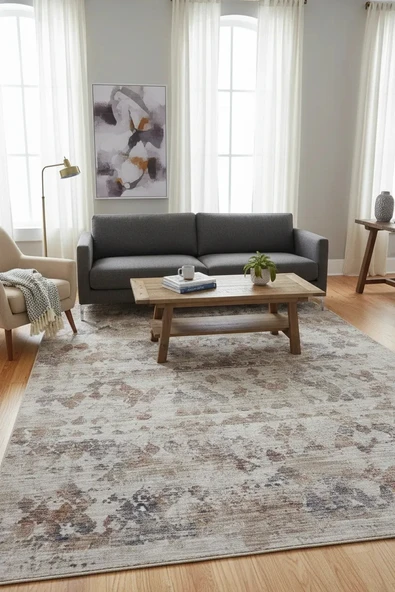 Fenomen Carpet Otantik Koleksiyonu Yumuşak Dokulu Eskitme Vintage Halı ürün görseli 1
