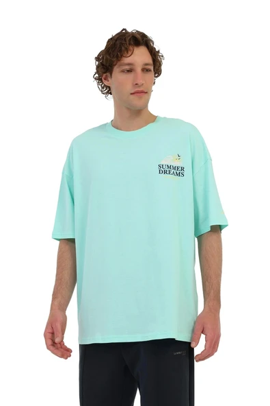 Lumberjack Pineo 11ihl-2040 Yaka Erkek Tshirt - Mint ürün görseli 1