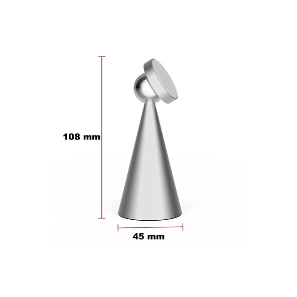 Ws01 Magnetli Holder - Gümüş - Resim 3