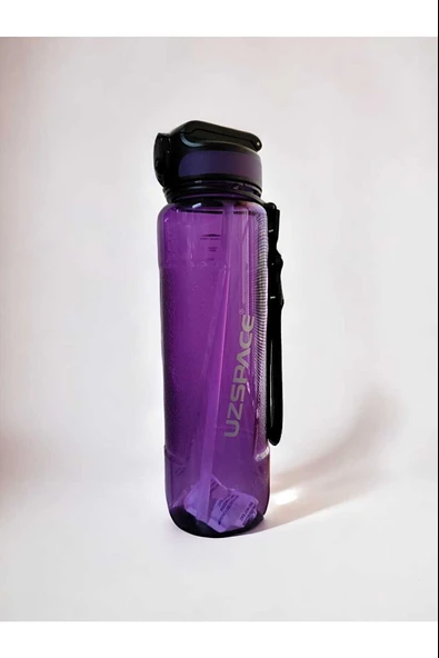 Uzspace Matara (Suluk) 1000 Ml Pipetli Tritan 6057 (Karışık Renk 1 Adet) ürün görseli 1