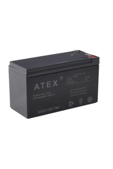 Atex 12 V 7 Ah Kuru Akü ürün görseli 1