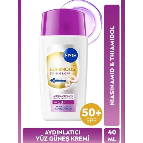 Nivea Luminous630 Spf50+ Skin Glow Aydınlatıcı Yüz Güneş Kremi 40 Ml ürün görseli 1