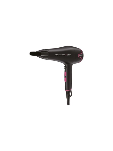 Rowenta CV5712TR Elite 2200 Watt Saç Kurutma Makinesi Siyah 3 Kademe Hız Ayarı ve Difüzör ürün görseli 1