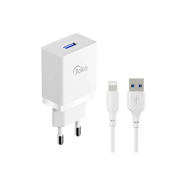 Joko Jk77 12w + Px17 1m 2.4a Usb To Lightning Kablolu Pd Şarj Cihazı ürün görseli 1