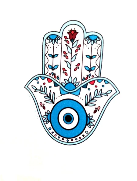 The Sticker Story Nazar Boncuğu Tss0756 Kişileştirme Stickerı - 2 adet ürün görseli 1