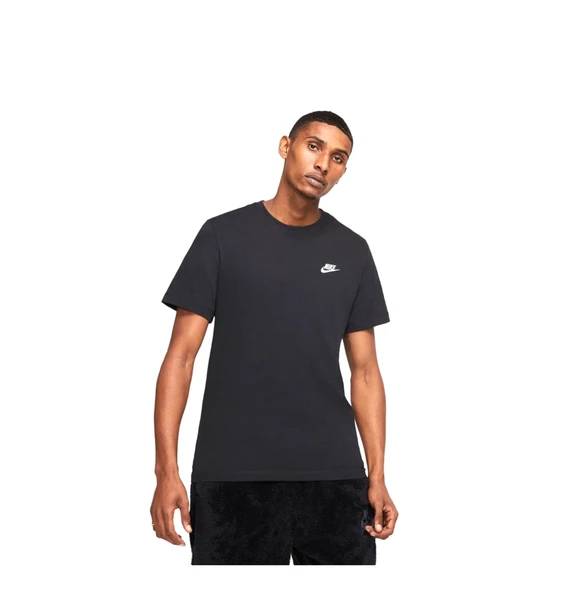 Nike Sportwear Erkek Siyah Sıfır Yaka Tişört  AR4997-013 ürün görseli 1