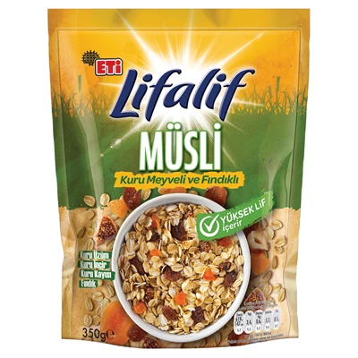 ETİ Lifalif Yulaf Ezmesi 350G Meyveli (6'li Paket) ürün görseli 1