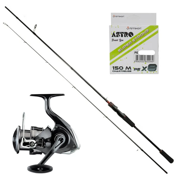 Daiwa Crossfire 3000 - Ryuji Luna 270cm 5-55 Spin Olta Seti ürün görseli 1
