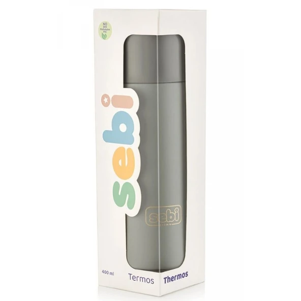 Sebi Bebe Prime Çelik Termos 400 Ml Gri - Resim 2